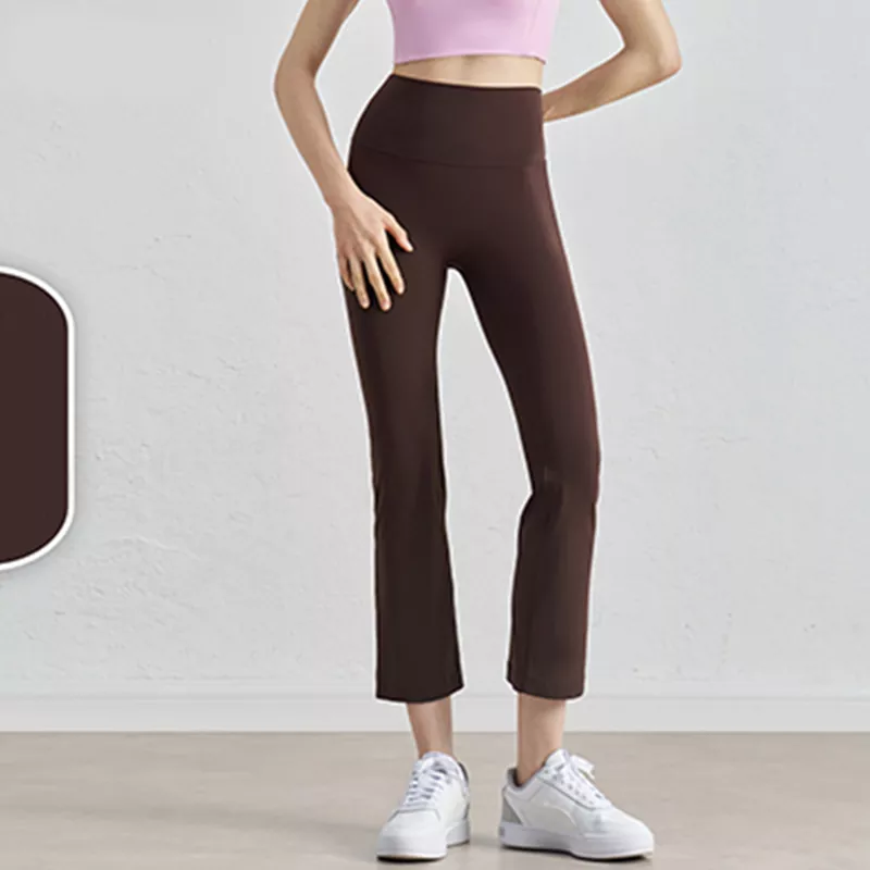High-Waist Shaping Slim-Fit Yoga Pants