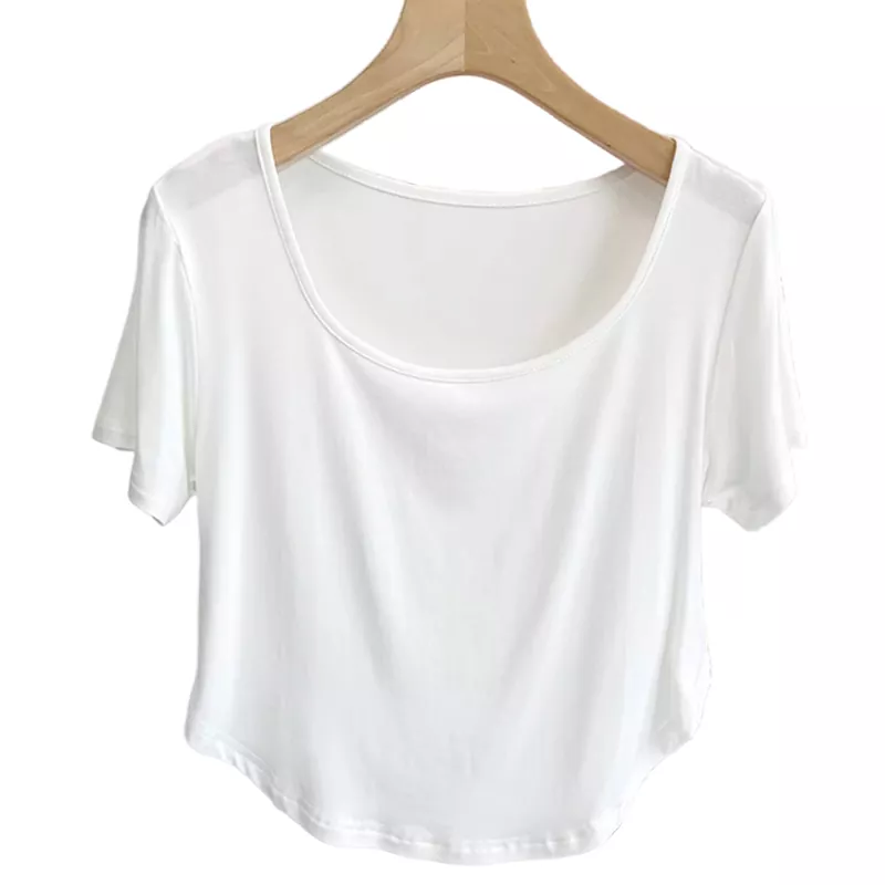 Round Neck Short Sleeve Oversized Women's T-shirt
