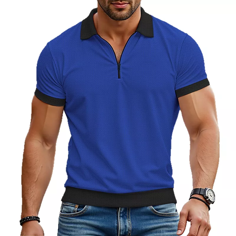 Summer Lapel Polo Shirt Men's T-Shirt
